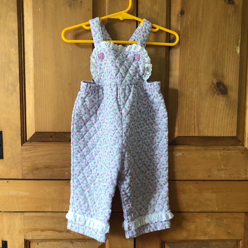 Vintage Carters Quilted Overalls